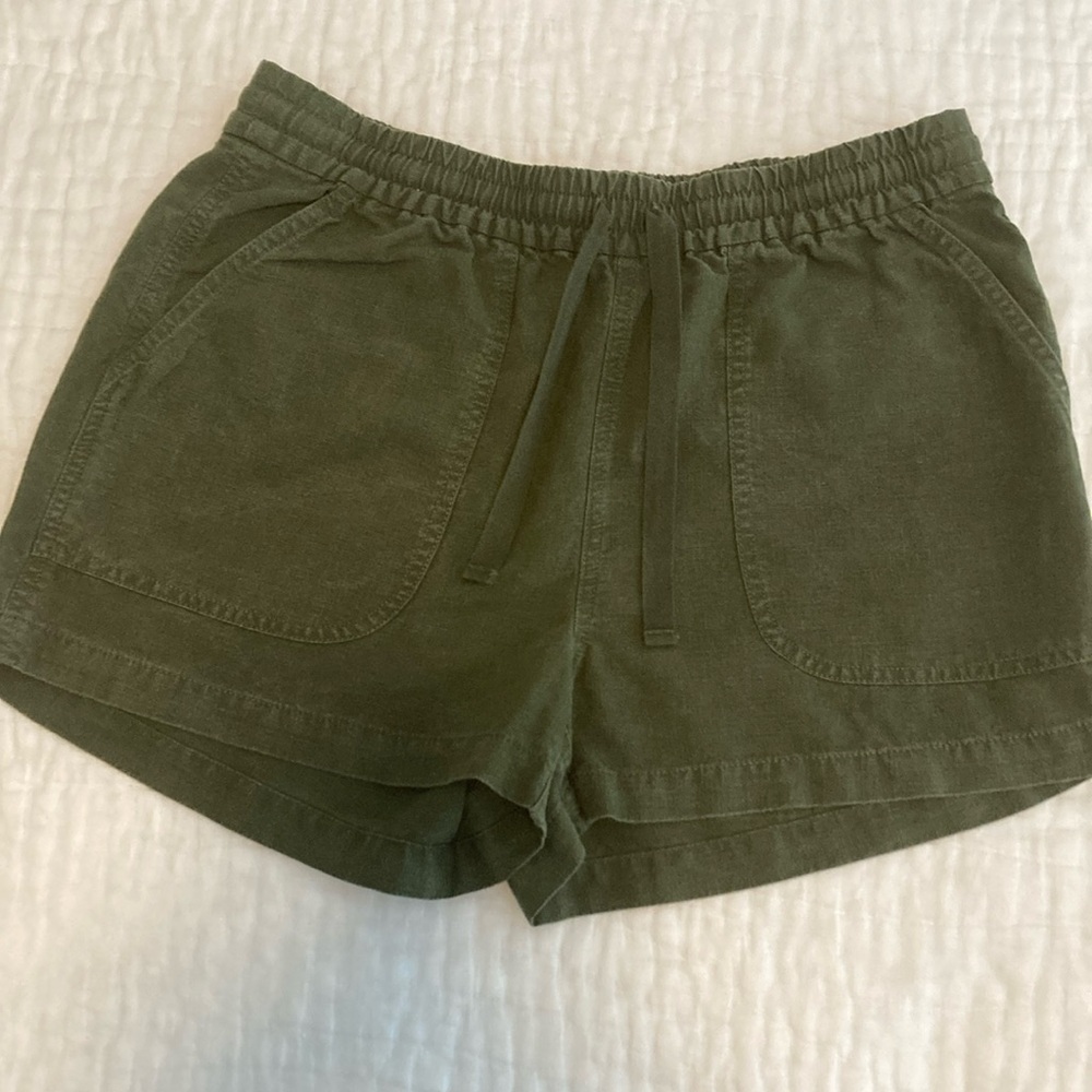 J Crew linen blend shorts